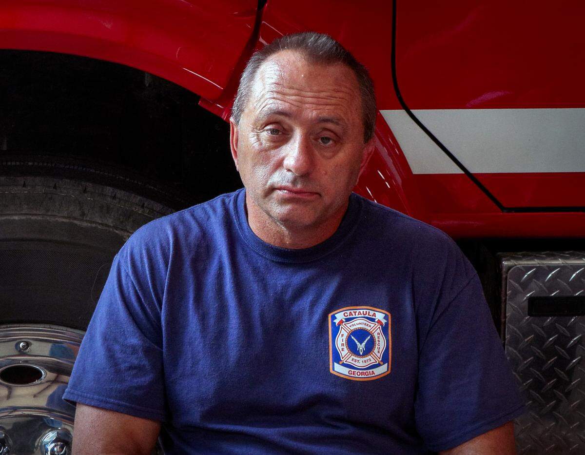 Paul Price, pictured May 7, 2026, is the chief of Cataula Fire-Rescue in Harris County.