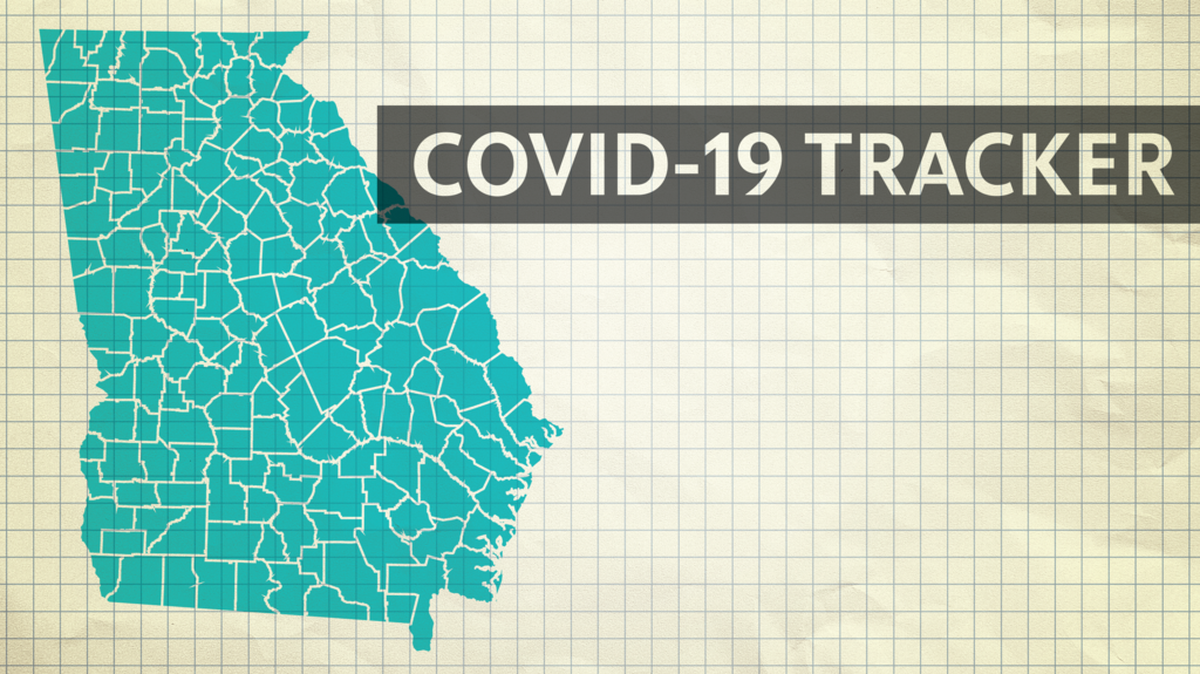 Tracking the number of coronavirus cases in the state of Georgia.