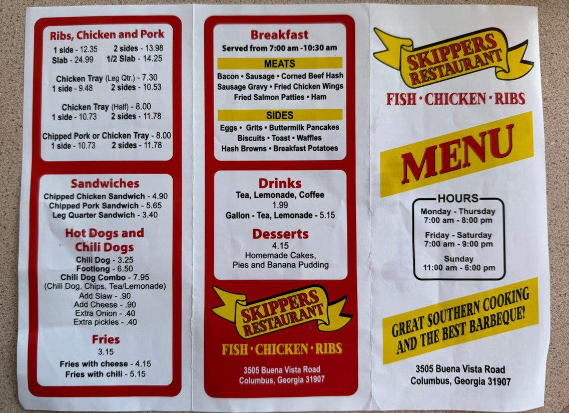 Chester’s BBQ has expanded the menu of Skipper’s Seafood restaurant to include new breakfast, lunch and dinner options.