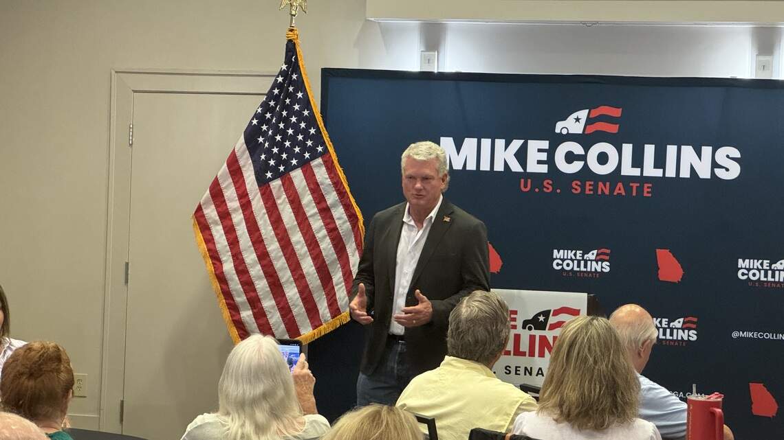 Collins blasts Ossoff, talks immigration in Columbus ahead of GOP primary runoff