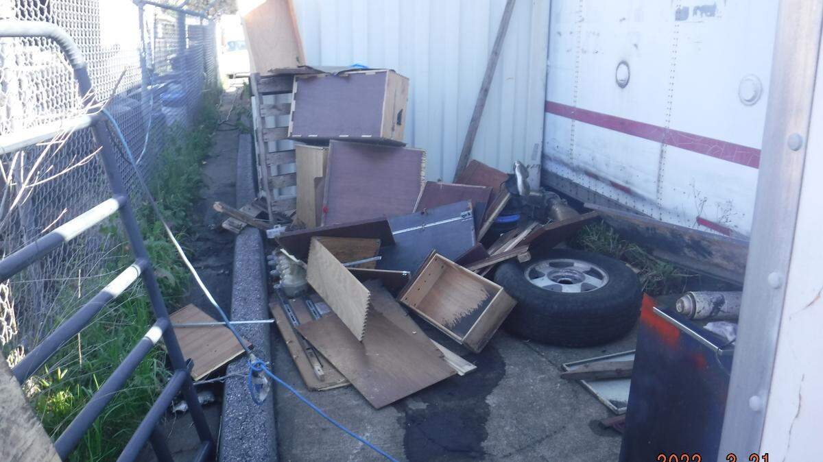 This is one of the photos the Phenix City Building Department has included as evidence to support the resolution Phenix City Council is scheduled to vote on May 3, 2022, to revoke or refuse to renew Interstate National’s business license until the code violations are corrected and verified by the city’s building and fire departments.