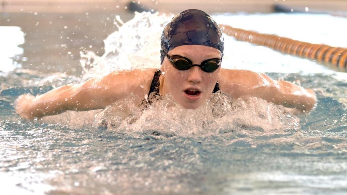 Brookstone swimmer Hannah Mattson, The Girls Swimmer of the Year