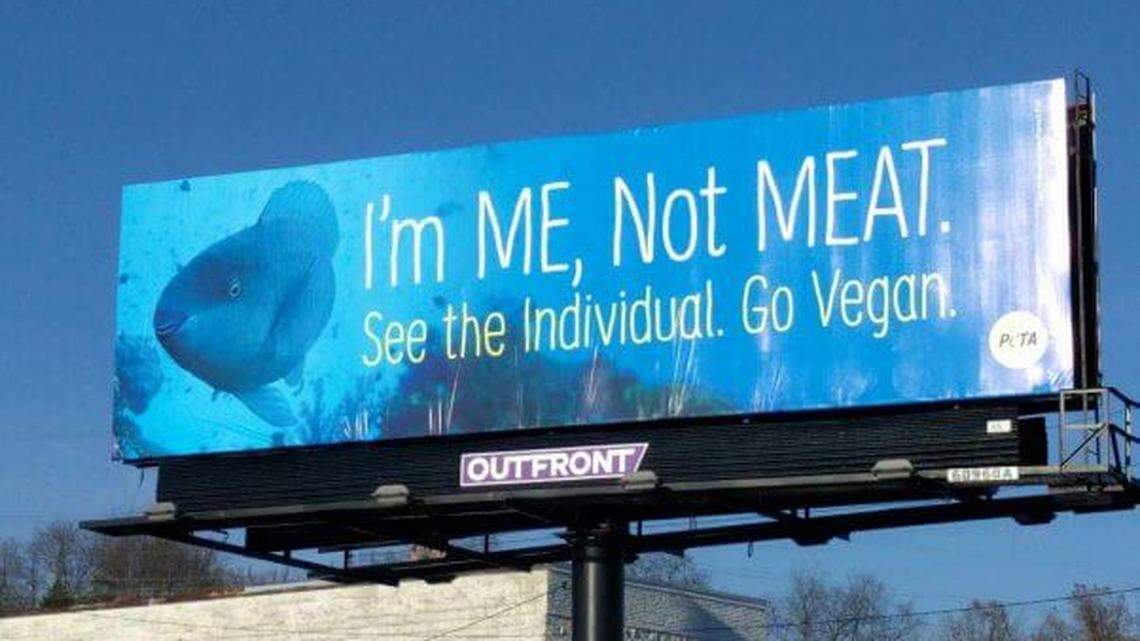 PETA will put up billboards like this in Columbus to promote vegan diets