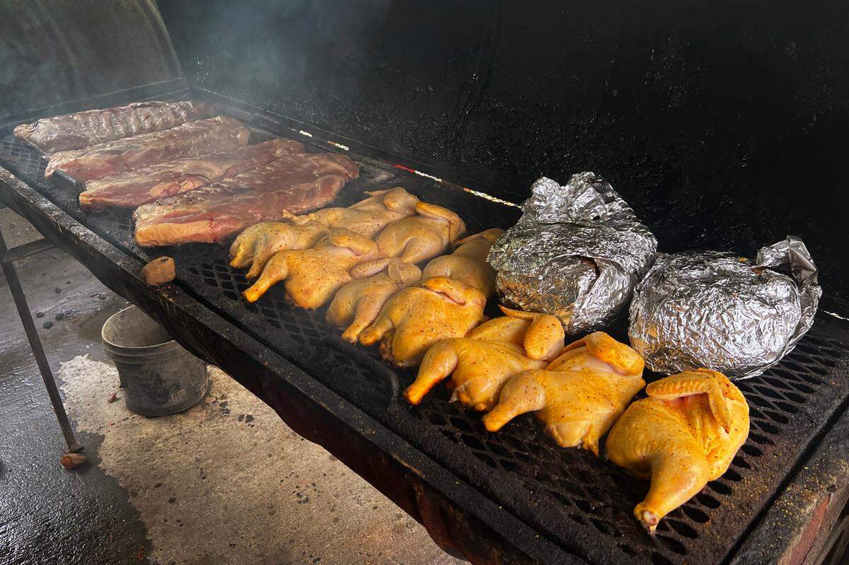 Chicken and ribs are among the food options at Chester’s BBQ at 270 Alabama Hwy 165 in Phenix City, Alabama. 05/04/2024