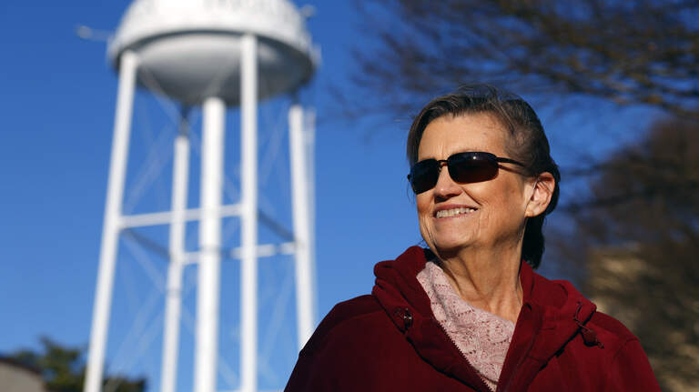 From the nuclear industry to the first female mayor of Pine Mountain. Her story