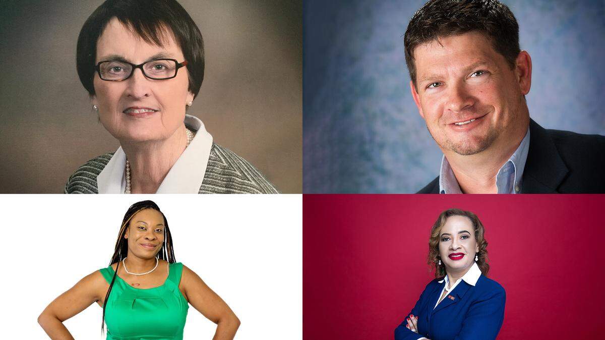 Judy Thomas, Douglas Redmond, Nia Williams and Vickie Williams Wiley are running for Columbus City Council’s at-large district 9 position.