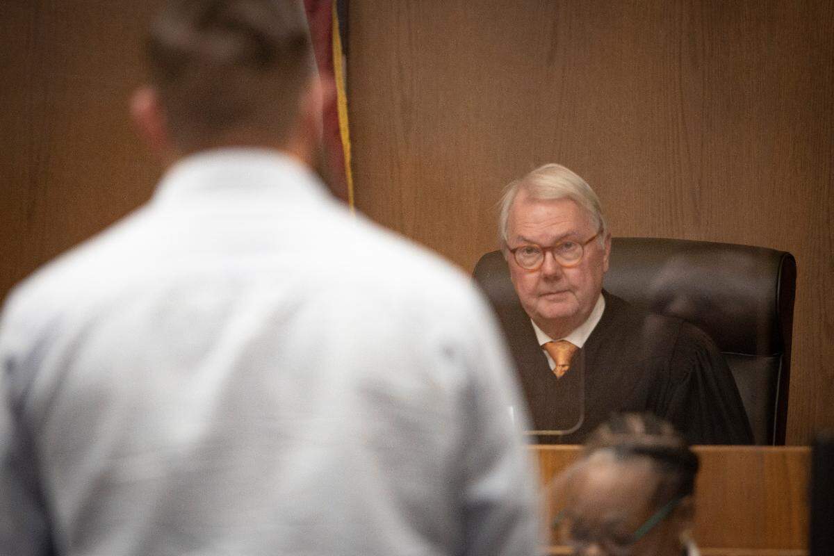 Judge Arthur Smith IIII sentenced Zachary Norris to 60 months of probation after he plead guilty to five misdemeanors related to the death of Jessica Oberlin after an accident on Double Churches Road, during Superior Court in Columbus, Ga. on May 13, 2022.