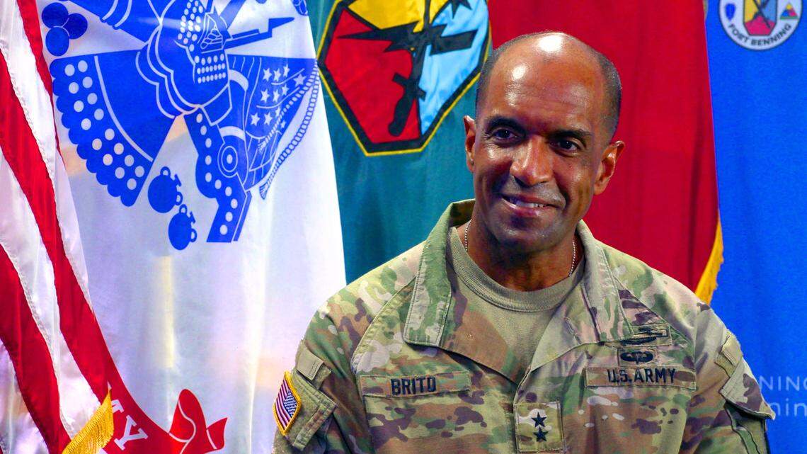 From goatee to general’s stars, departing Fort Benning commander’s career takes him to D.C.