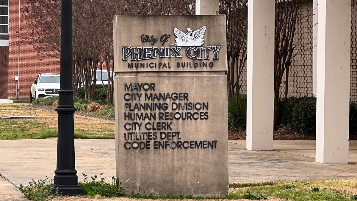 The Phenix City Municipal Building houses several government departments including the Mayor’s Office, City Manager’s Office, Utilities Department and Code Enforcement.