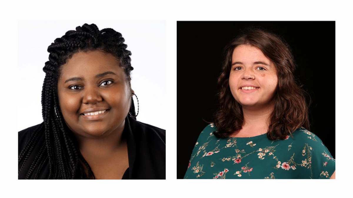 Brittany McGee, left, and Madeleine Cook will cover coronavirus for the Ledger-Enquirer through nonprofit journalism program Report for America.
