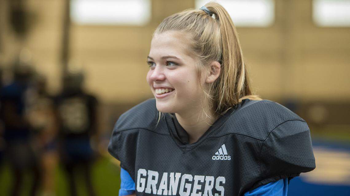 ‘She’s a celebrity.’ Meet LaGrange High’s female kicker with big football plans