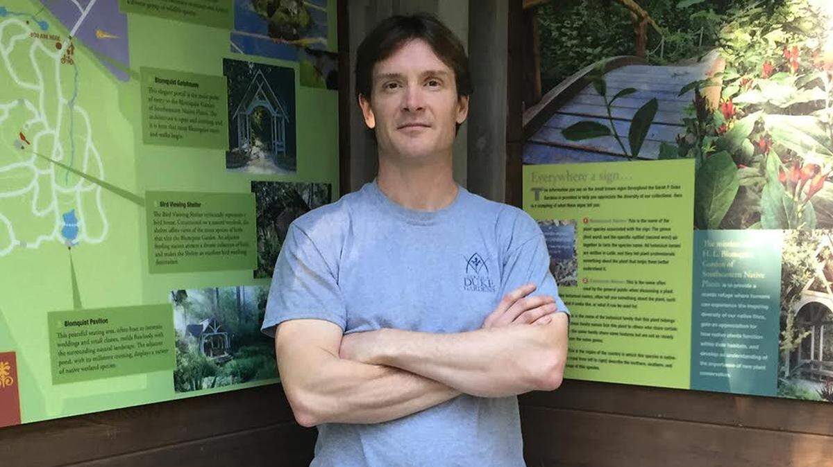 North Carolina native Stefan Bloodworth has been with the Sarah P. Duke Gardens on the campus of Duke University in Durham, N.C., since 2002, serving as curator of its Blomquist Garden of Native Plants. As of Oct. 1, he will be leading the 36-acre Columbus Botanical Garden as its executive director. The renowned Duke Gardens encompasses 55 acres. --