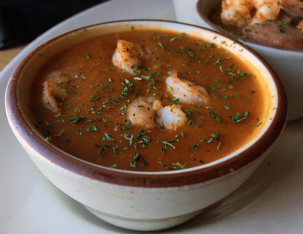 One of the dishes Ledger-Enquirer reporter Nick Wooten ordered at Café Le Rue was Shrimp and Crawfish Etouffee over Buttery Rice. Café Le Rue is located in The Landings in Columbus, Georgia.