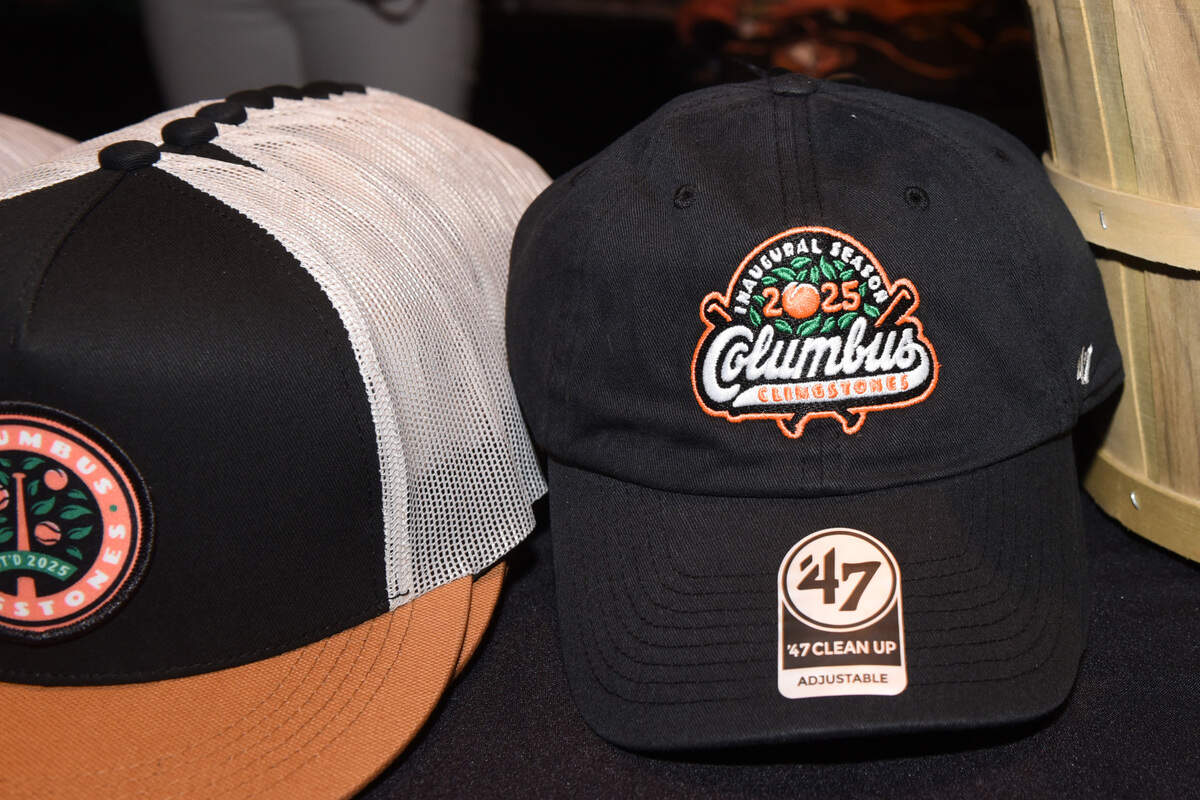 Columbus Clingstones merchandise was on sale during the Uptown Columbus concert Sept. 6, 2024, in the Columbus Convention & Trade Center, where the new name of the Atlanta Braves Double-A minor league baseball team moving from to the Chattahoochee Valley from Mississippi was announced.