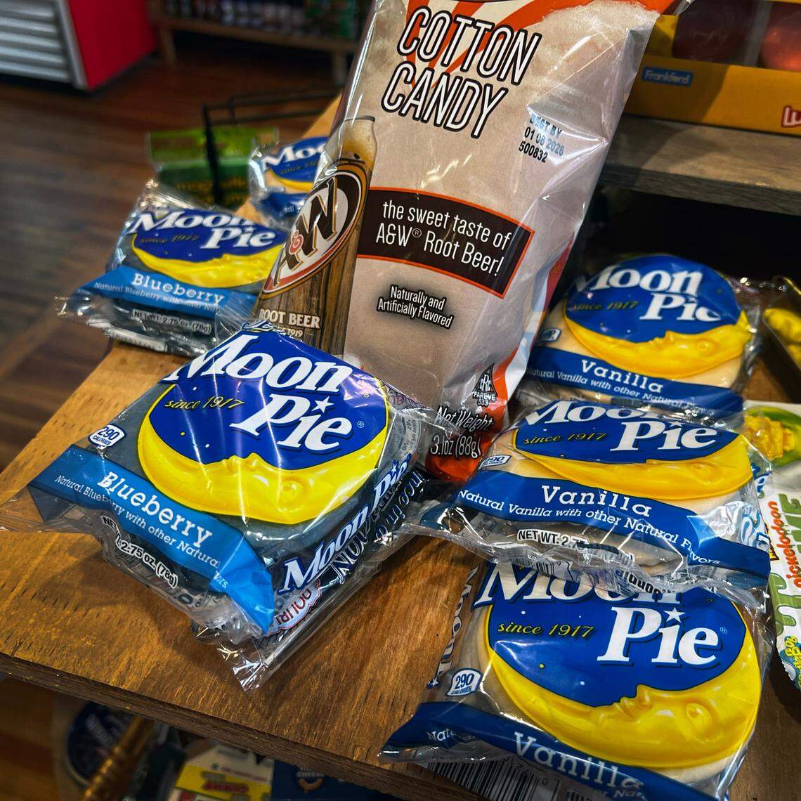 Rocket Fizz, located at 1236 Broadway in downtown Columbus, Georgia, offers a large assortment of unique items including candy, food, bottled sodas, gag gifts and toys.