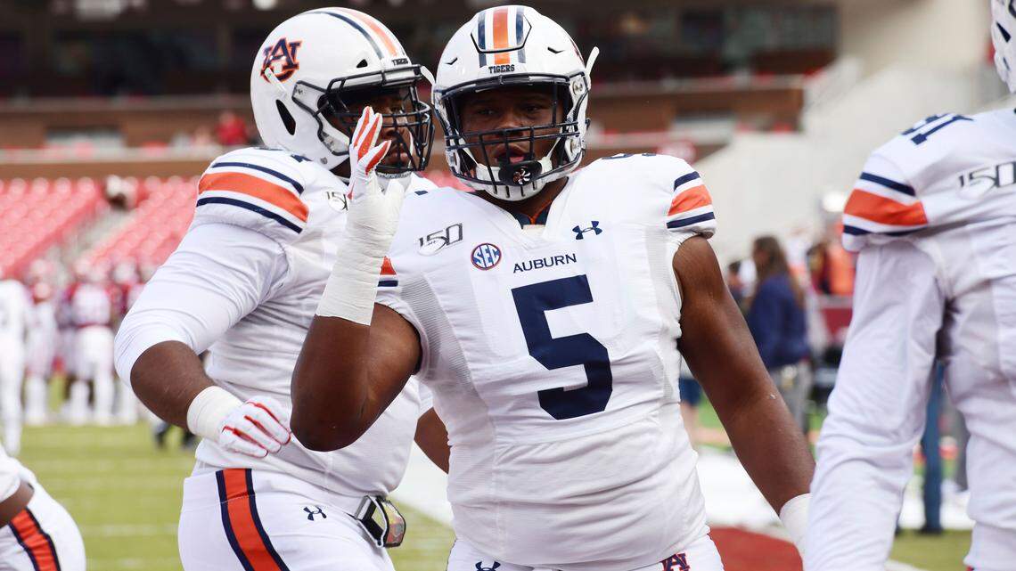 Derrick Brown drafted by Carolina Panthers. Here are five things to know about the Auburn star.
