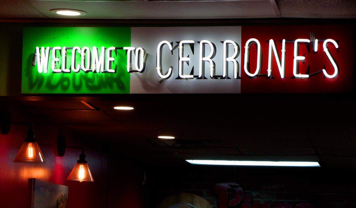 Leo DiCesaris, owner of Cerrone’s Brick Oven Pizzeria in Columbus, talks about the pizza he crafted to win the non-traditional pizza division at the 2025 International Pizza Challenge in Las Vegas, Nevada.