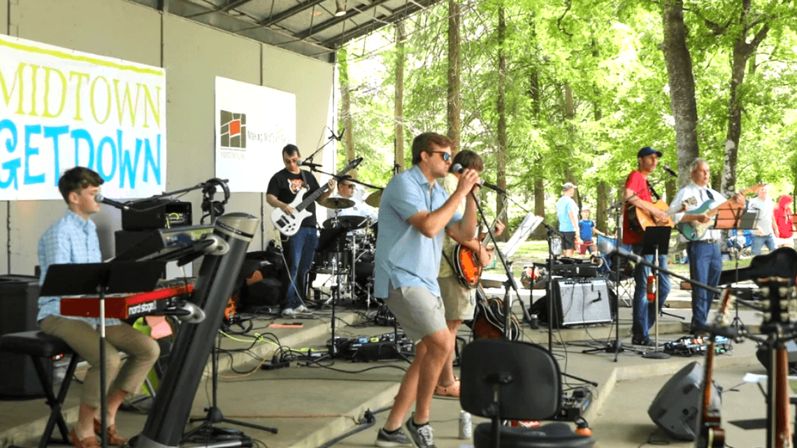 Columbus family event MidTown GetDown. List of bands performing