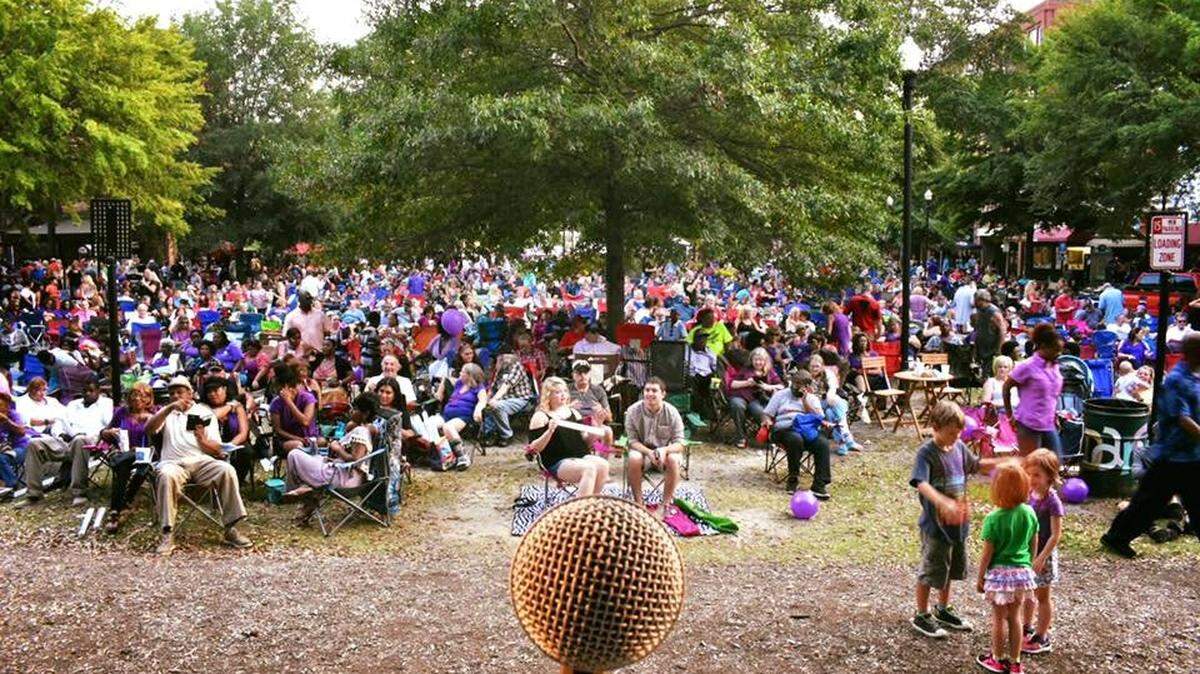 An estimated crowd of 3,500 gathered in the 1000 block of Broadway last fall for the start of the Uptown Fall Concert Series. The Concer Series returned Sept. 14 and will have shows in downtown Columbus through Oct. 26.