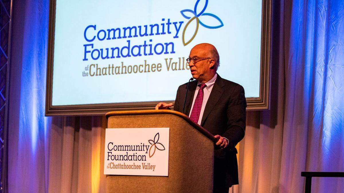 David Dodson spoke to the Community Foundation of the Chattahoochee Valley this week and challenged the givers to think of giving in a different way.