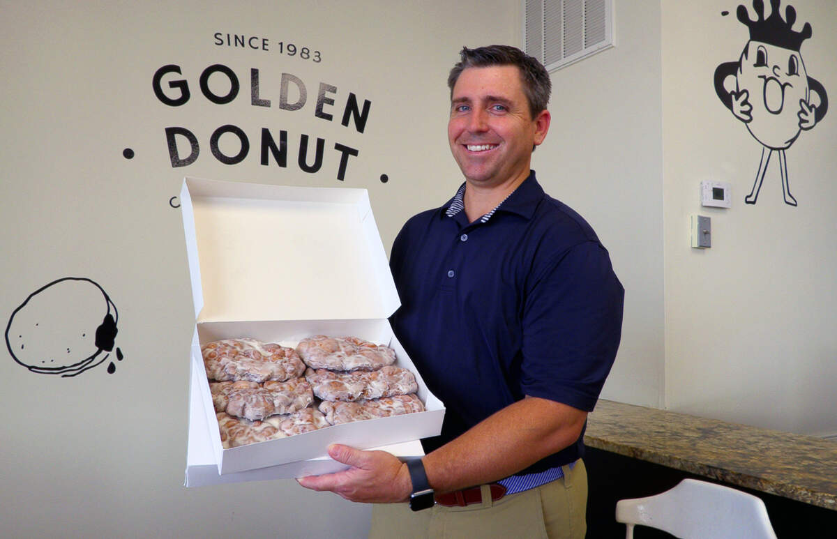 Colt Miley, Golden Donut managing partner, confirms that Golden Donut at 625 Manchester Expressway will reopen Monday Aug. 2 at 6 a.m. EST.