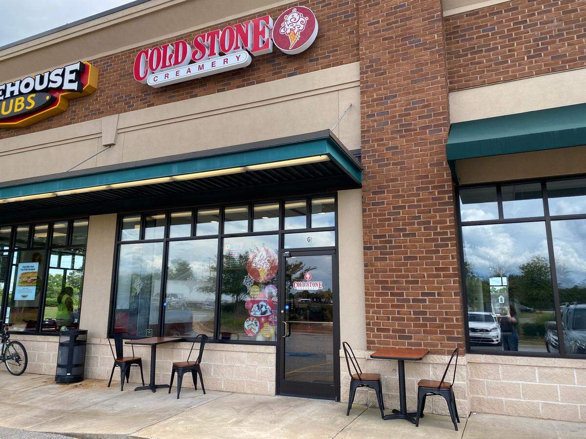 A new Cold Stone Creamery ice cream shop has opened at 2501 Whittlesey Boulevard.