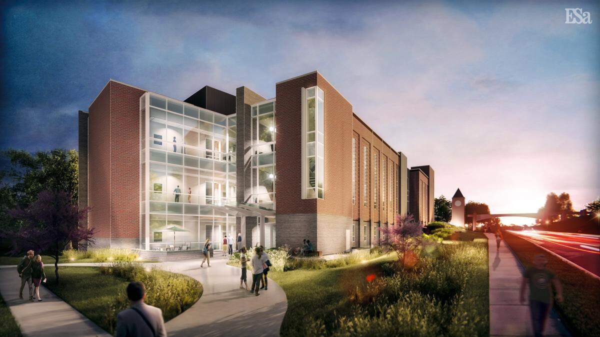 COURTESY OF LAGRANGE COLLEGE 
 This rendering from architectural firm Earl Swensson Associates of Nashville, Tenn., depicts the new labratory science facility LaGrange College announced Thursday, part of a $21 million project scheduled to be finished by January 2017.