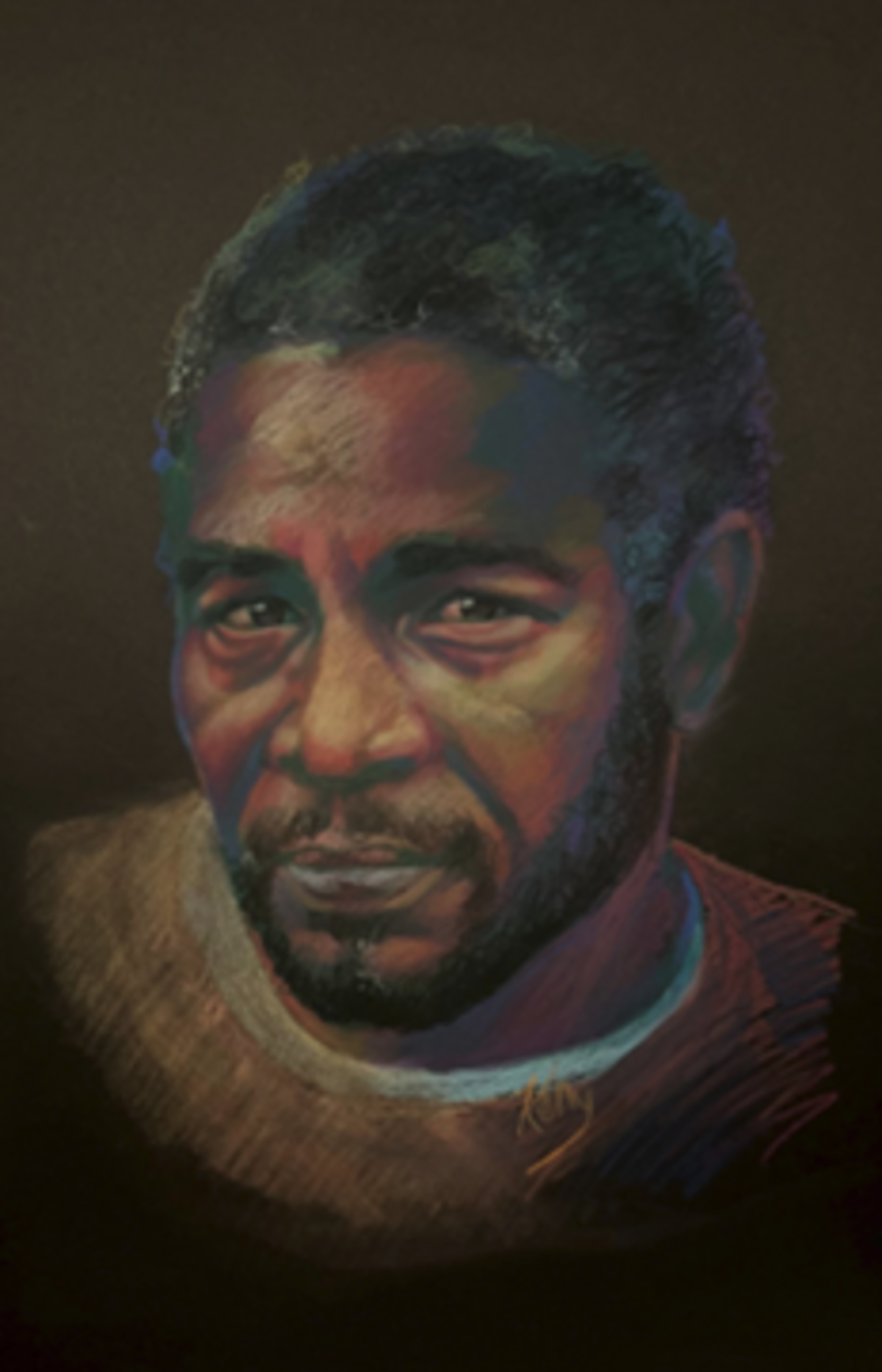 This is the Georgia Bureau of Investigation’s forensic sketch representing what a victim, whose skeletal remains were found in Columbus in 2018, looked like before his death.