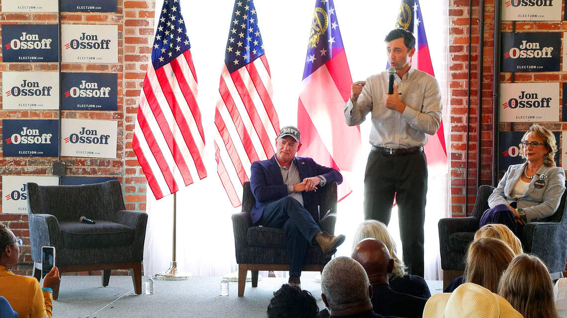 Sen. Jon Ossoff talks military housing, healthcare after Columbus visit