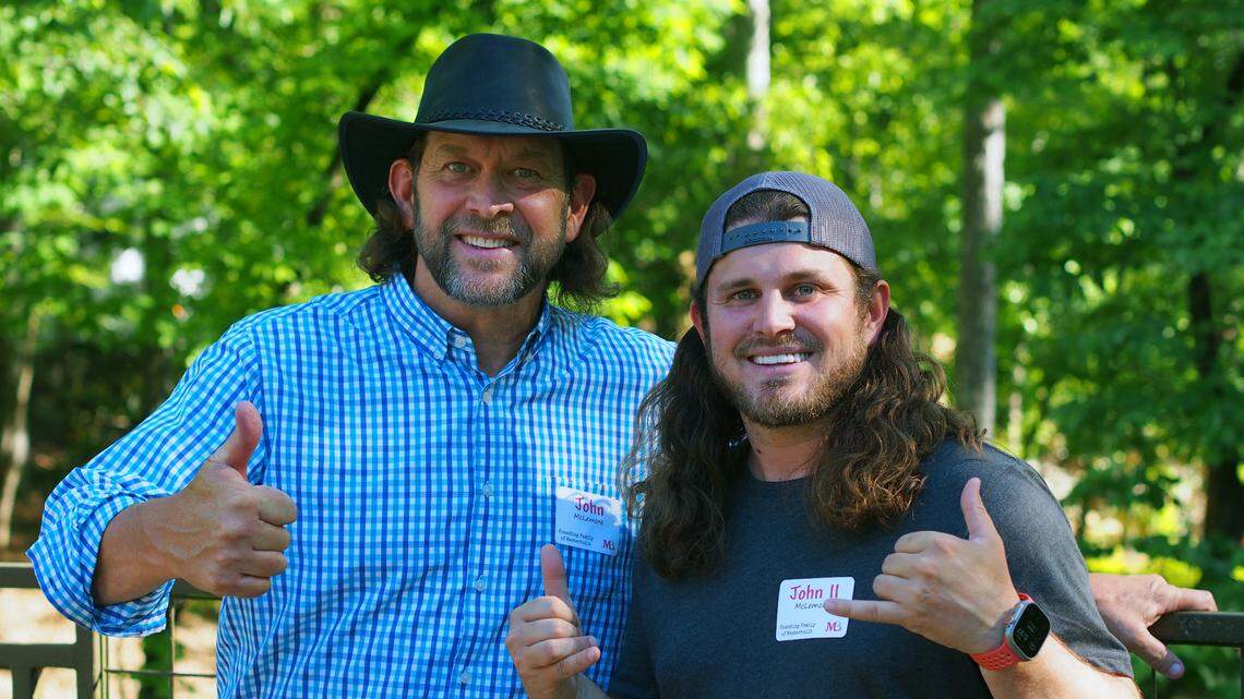 John McLemore and John McLemore II host a launch party on May 1, 2024 for their “Gather and Grill” cookbook.