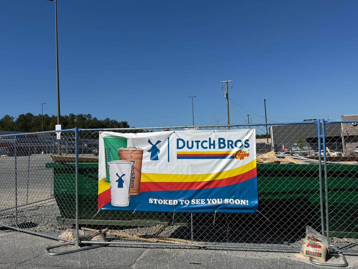 National chain Dutch Bros Coffee, which was founded in Oregon but now is headquartered in Arizona, is building its its first location in the Columbus area at 2039 U.S. Highway 280/431 in Phenix City. The construction site is pictured Oct. 15, 2025.
