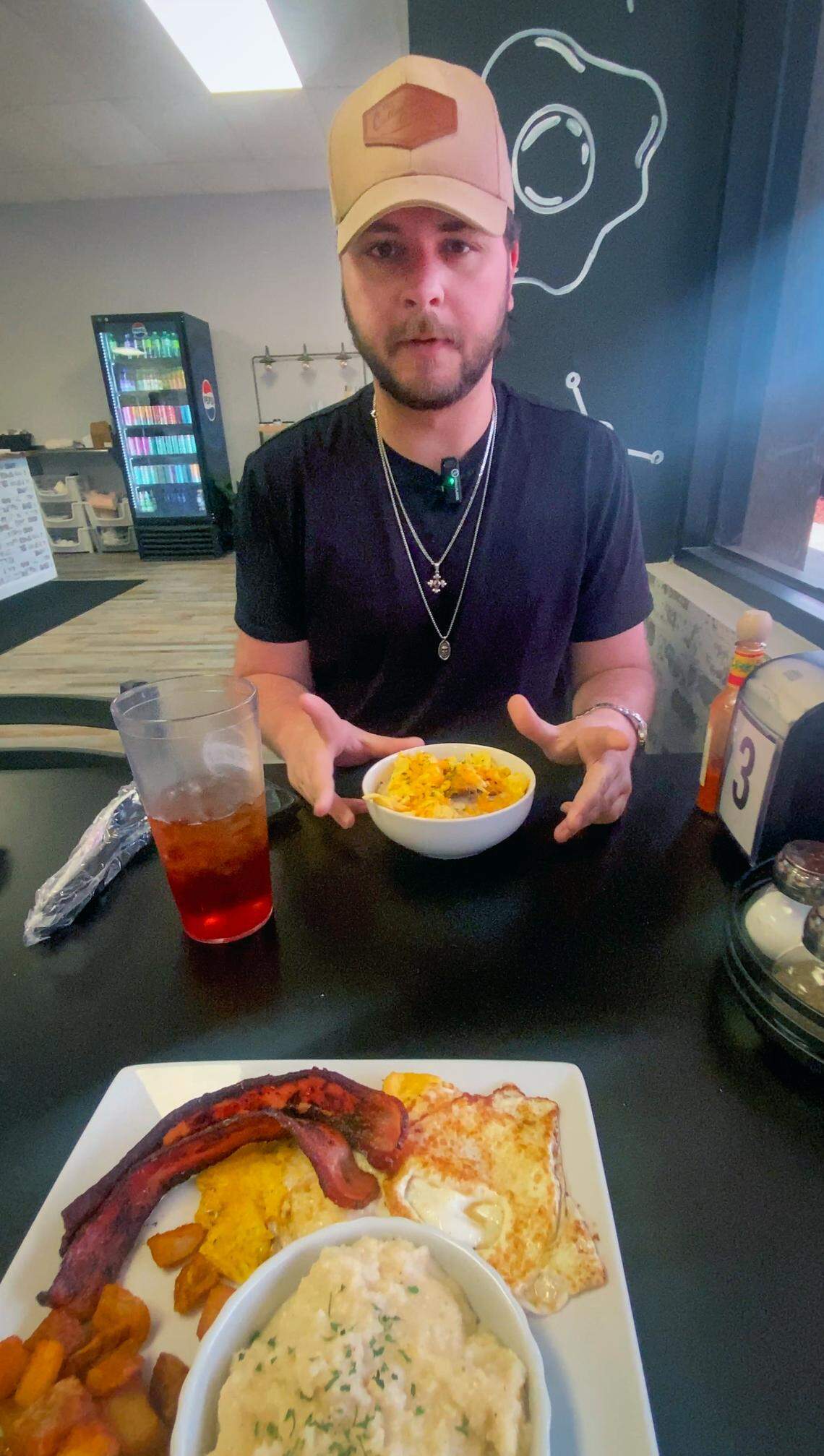 Ledger-Enquirer reporter Kelby Hutchison tried some food at Breakfastology Cafe, 5156 River Road, Suite C, in Columbus.
