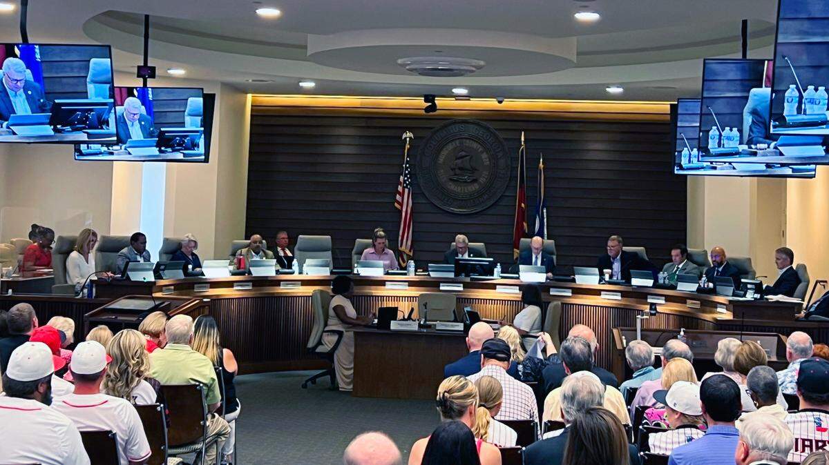 Columbus City Council meets July 22, 2025 in Columbus, Georgia.