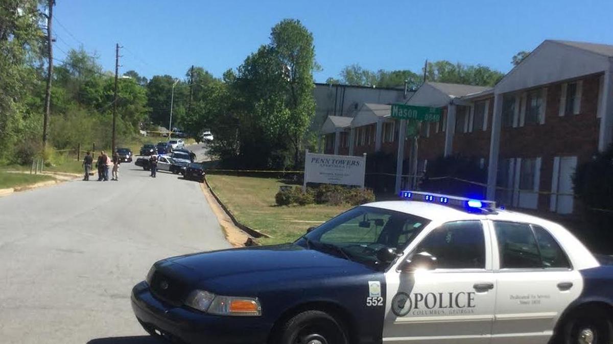 Police blocked Ticknor Drive on April 1, 2017 after a body was found in driveway of vacant lot.
