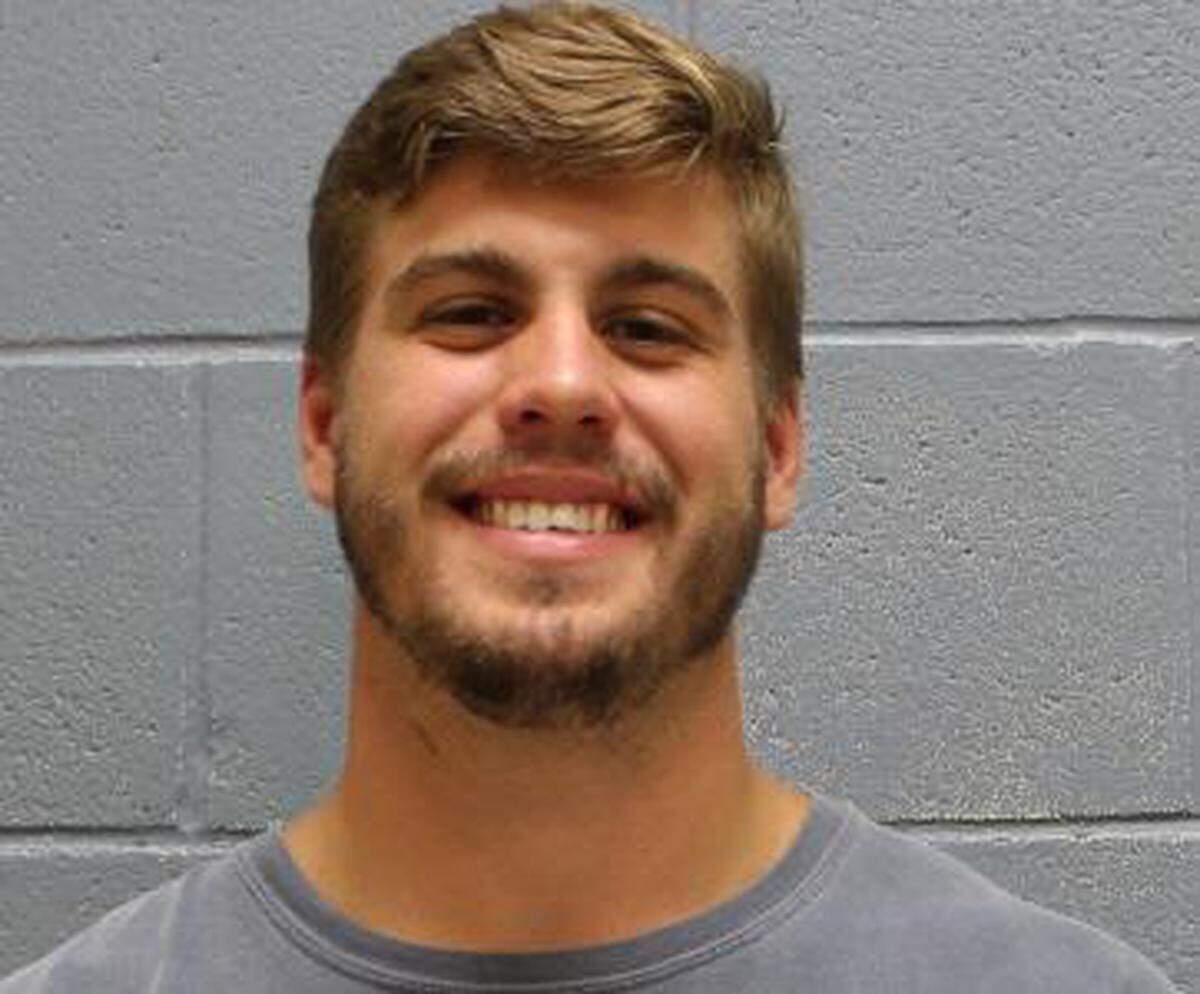 The mugshot of Auburn football player Pace Ozmint following his arrest on Saturday, June 2, 2018