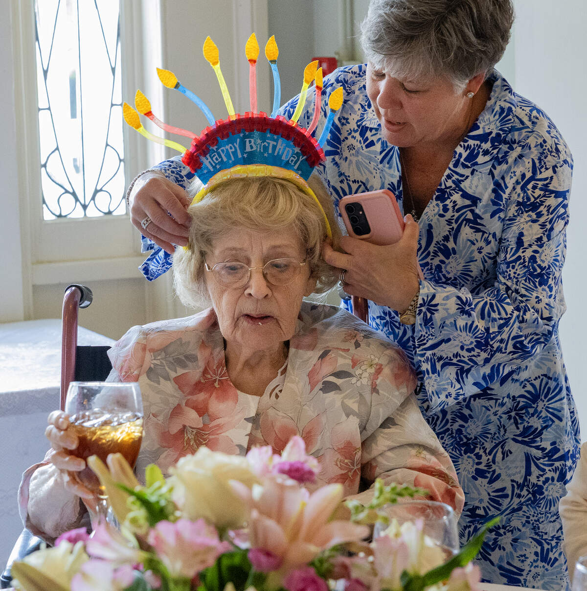 Friends and family gathered June 9, 2026, at the Wynn House in Columbus to celebrate Lucile Lambert’s 100th birthday. Lambert worked for Central Georgia Railroad and Pound Construction in Columbus. She is the widow of former city manager Frank Lambert, who served in the role between 1971 and 1986. Dianne Ross, Lambert’s granddaughter, said she had been planning this surprise since Lambert turned 99.