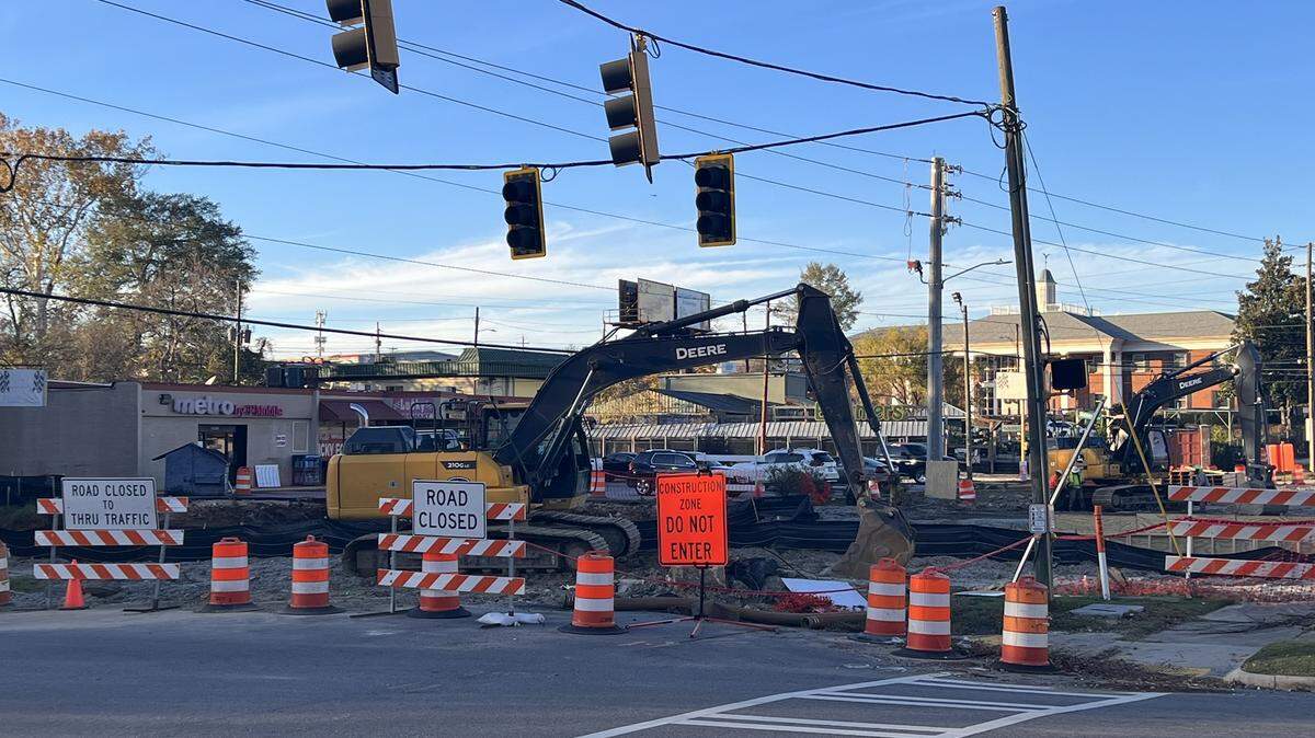 A Georgia Department of Transportation project has caused this bridge at the intersection of 13th Avenue and Warren Williams Road to be inaccessible for months. Construction is expected to be completed in 2024.