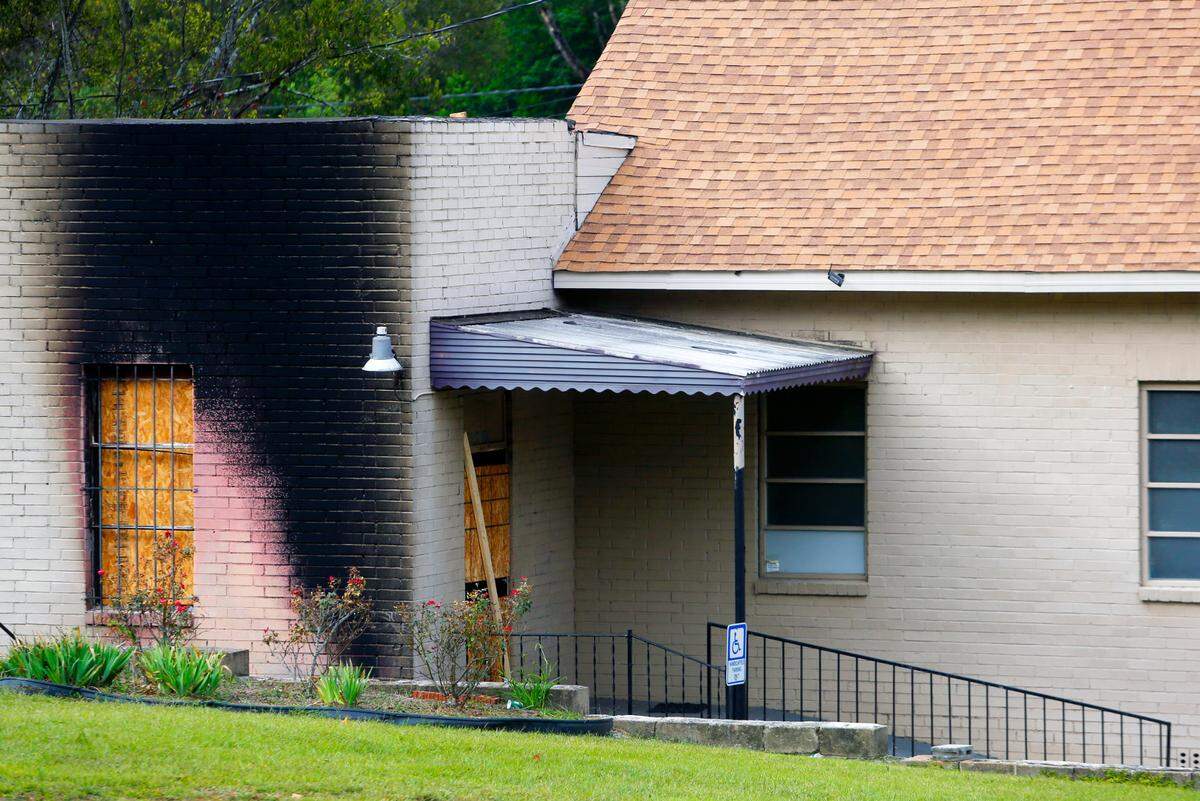 Fire recently damaged 24th Street Missionary Baptist Church, located at 400 24th Street in Columbus, Georgia. 11/04/2024