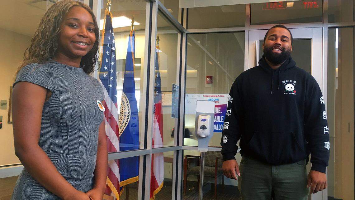 She’s 21. He’s 32. They’re leading a youth movement helping to run Muscogee elections