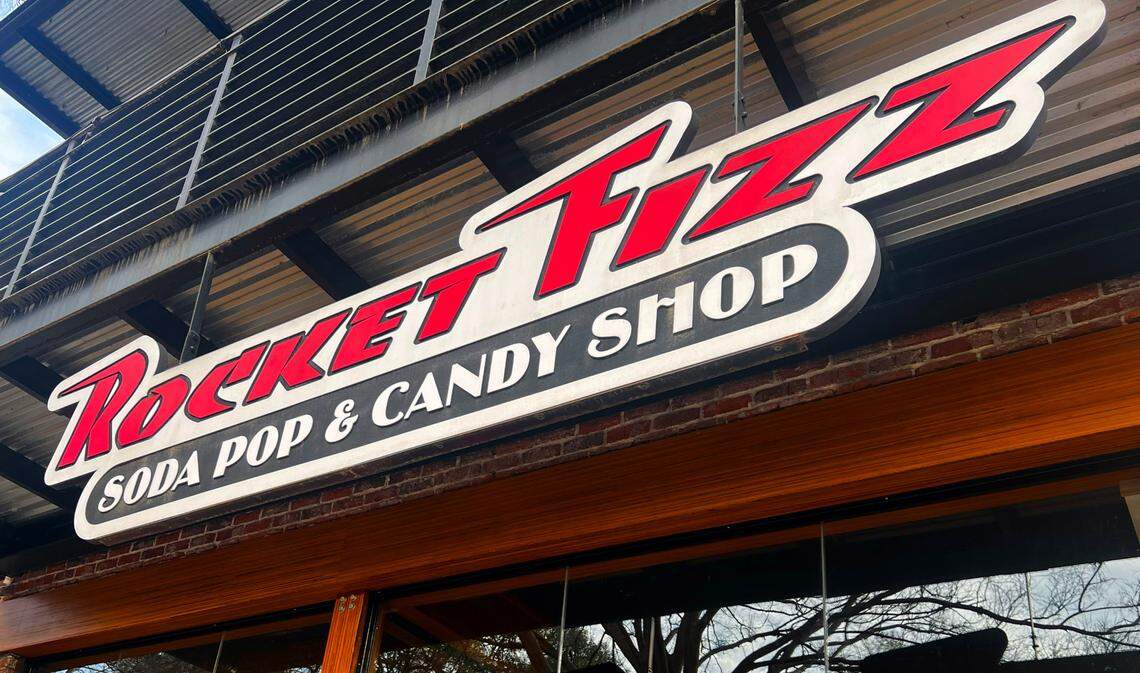 Rocket Fizz, located at 1236 Broadway in downtown Columbus, Georgia, offers a large assortment of unique items including candy, food, bottled sodas, gag gifts and toys.