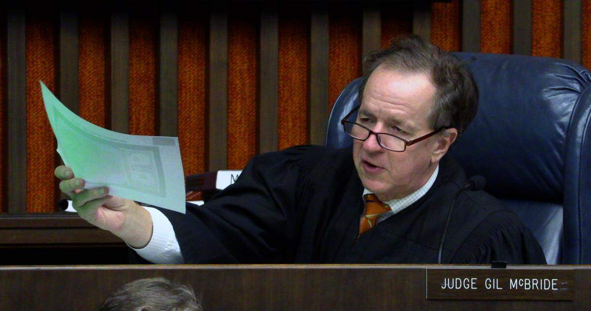 Superior Court Judge Gil McBride is presiding over the trial of Zajaliq Riley. 08/09/2023