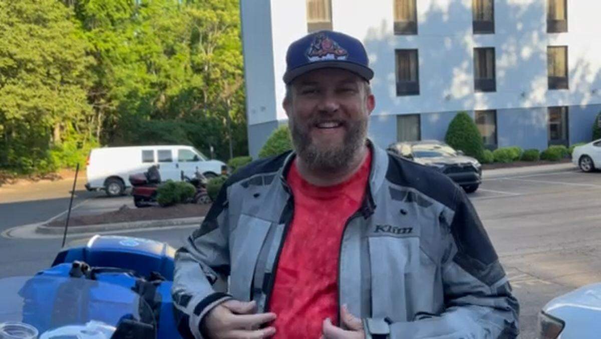 Mike Frank answers questions about the 2026 Miracle Ride, a 9,300-mile motorcycle ride from Columbus through 16 states to raise awareness and money for Columbus State University’s College of Education & Health Professions.