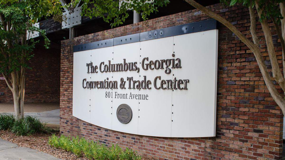 The Columbus Convention & Trade Center is at 801 Front Ave., along the Chattahoochee River.
