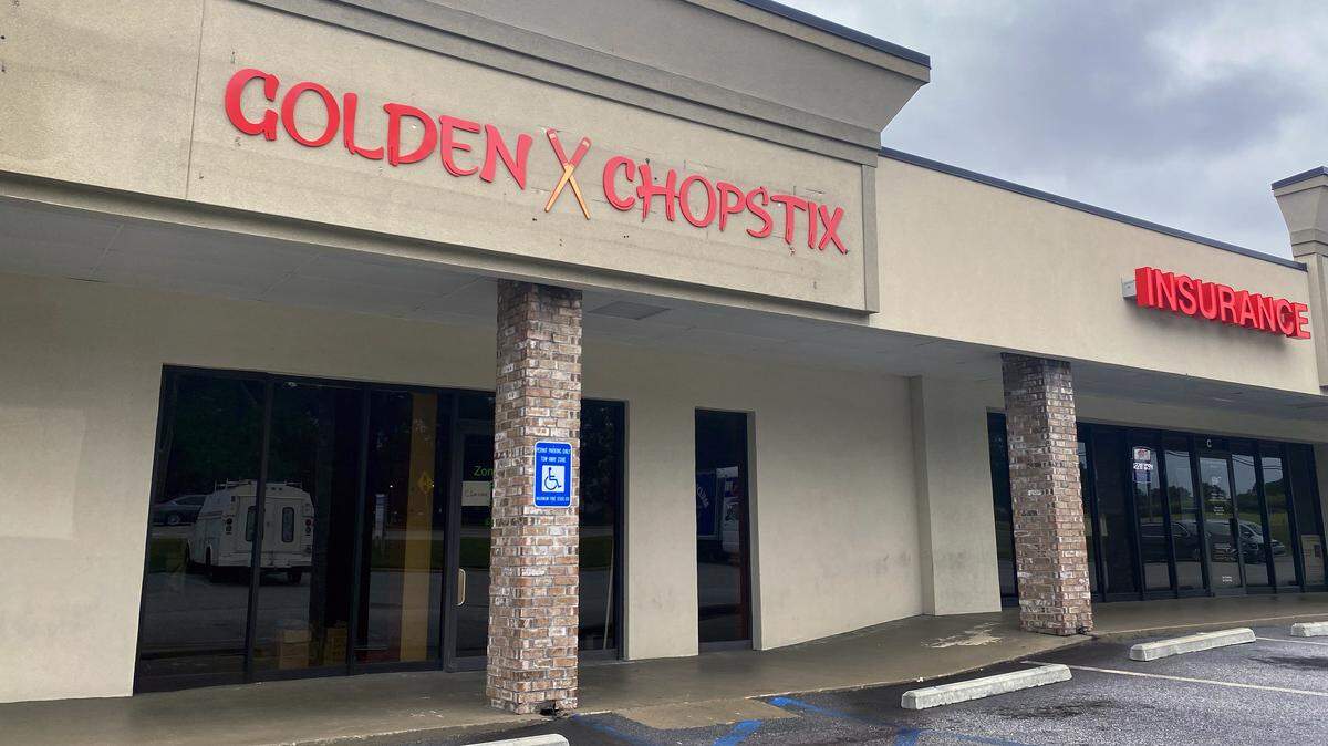 Golden Chopsticks will be moving into the former location of Zombie Pig BBQ at 6201 Veterans Parkway in Columbus, pictured Aug. 2, 2025.