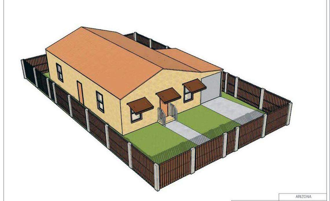 This is one view of the “Arizona Style Training Device.” The image is part of a U.S. Department of Homeland Security, Ft. Benning, Georgia OFTP Training Devices Statement of Work document dated June 25, 2019