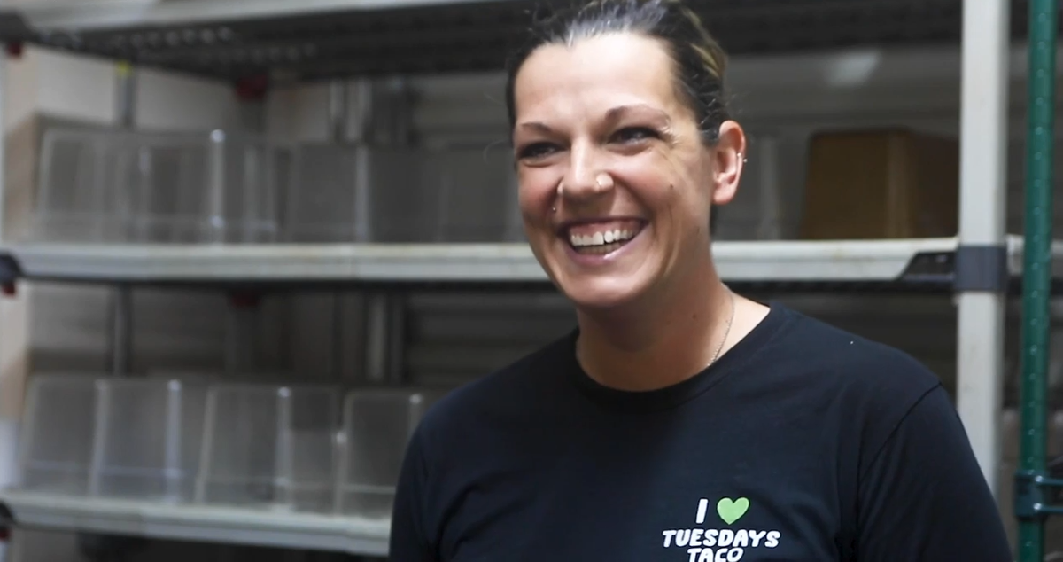 Angie White is co-owner of Tuesdays Taco Truck along with her husband, Jeff. The popular food truck, serving fresh West Coast-syle tacos, will soon open its first brick-and-mortar restaurant in Columbus.