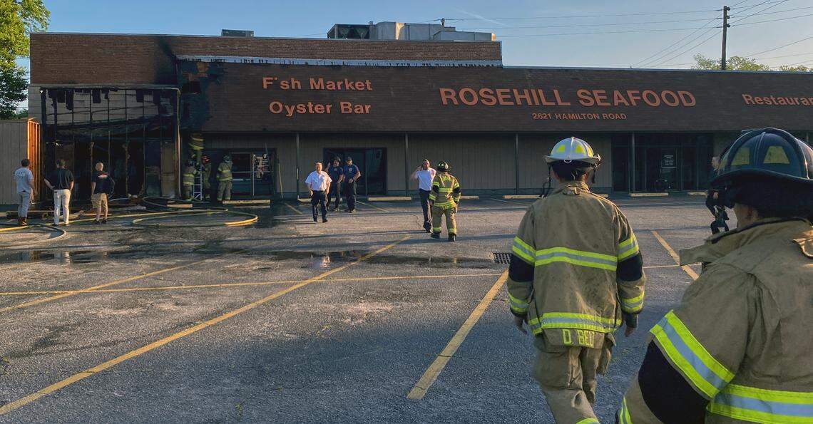 A fire Wednesday morning at Rosehill Seafood, 2621 Hamilton Road, has been put out, and a suspect has been arrested for arson, according to Columbus Fire & EMS Deputy Chief Daniel Macon. 04/15/2026