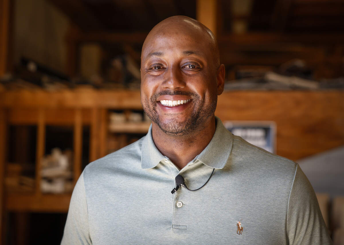 Cleveland Roberts, pictured April 8, 2026, graduated from the Carpentry & Cabinetry program at Columbus Technical College. He owns and operates CR Woodworx in Columbus.