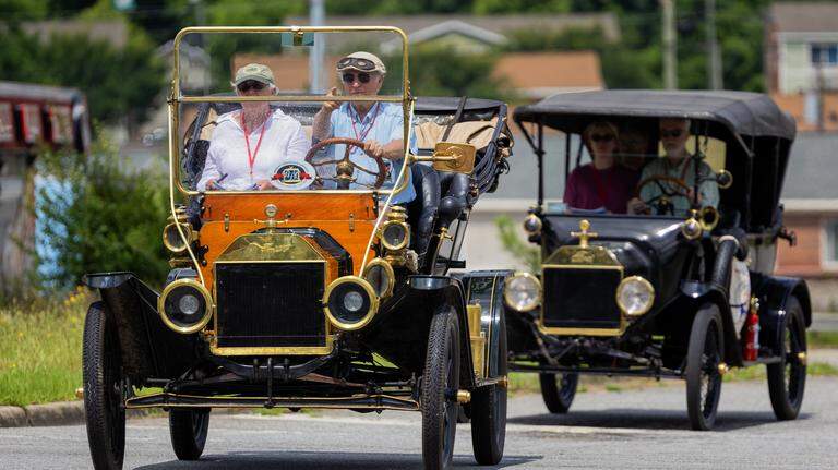 History on wheels: Awesome Brass Car Tour visits Columbus