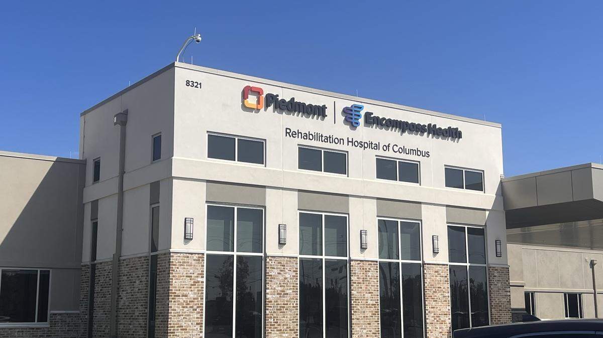Piedmont and Encompass Health’s Rehabilitation Hospital of Columbus will open for patients on September 12. The hospital will treat patients recovering from brain injuries, amputations, strokes and other conditions.